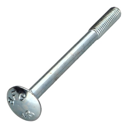 1 x Carriage Bolt M6X70 Partial Thread Zinc Plated