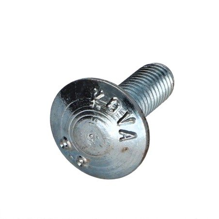 1 x Carriage Bolt M8X25 Thread Length: 22 Partial Thread Class 8.8 Zinc Plated