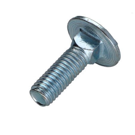 1 x Carriage Bolt M8X25 Thread Length: 22 Partial Thread Class 8.8 Zinc Plated