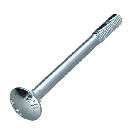 1 x Carriage Bolt M6X70 Partial Thread Class 8.8 Zinc Plated