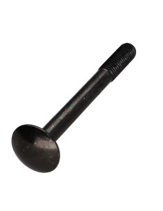Carriage Bolt M6X45 Partial Thread Black Zinc Plated