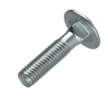 1 x Carriage Bolt M8X35 Partial Thread Class 8.8 Zinc Plated
