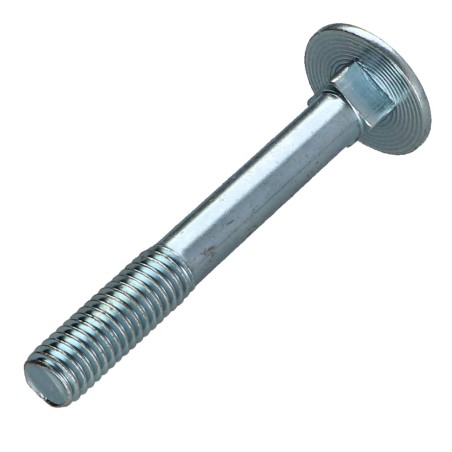 1 x Carriage Bolt M8X60 Thread Length: 22 Partial Thread Zinc Plated