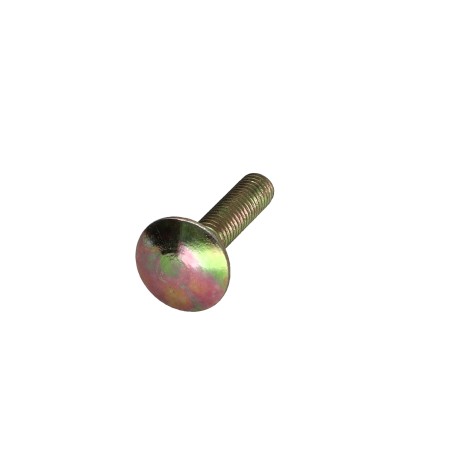 1 x Carriage Bolt M5X22 Full Thread COLCAR 6 Yellow Zinc