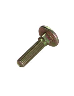 Carriage Bolt M5X22 Full Thread COLCAR 6 Yellow Zinc 2