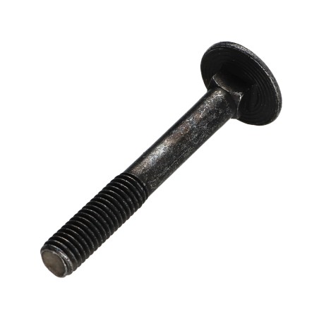 1 x Carriage Bolt M8X60 Thread Length: 22 Partial Thread Black Zinc Plated