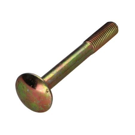 1 x Carriage Bolt M8X70 Thread Length: 22 Partial Thread Yellow Zinc