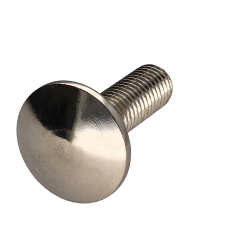 1 x Carriage Bolt M12X40 Partial Thread Nickel Plated