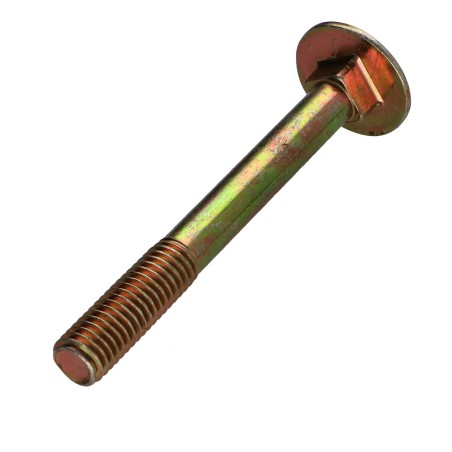 1 x Carriage Bolt M8X70 Thread Length: 22 Partial Thread Yellow Zinc