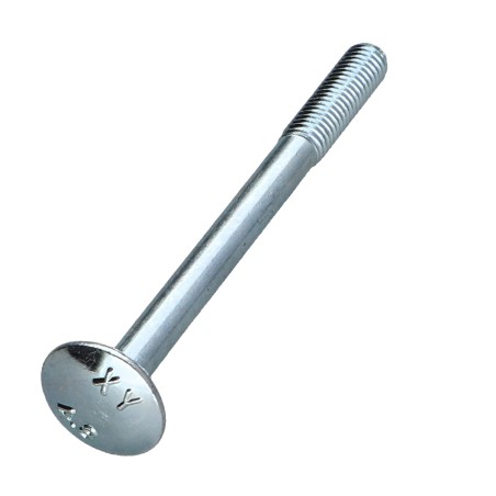 1 x Carriage Bolt M5X60 Partial Thread Zinc Plated