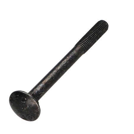 1 x Carriage Bolt M5X55 Partial Thread Black Zinc Plated