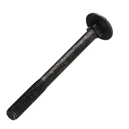 1 x Carriage Bolt M5X55 Partial Thread Black Zinc Plated