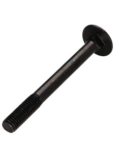 Carriage Bolt M6X60 Partial Thread Black Zinc Plated 2