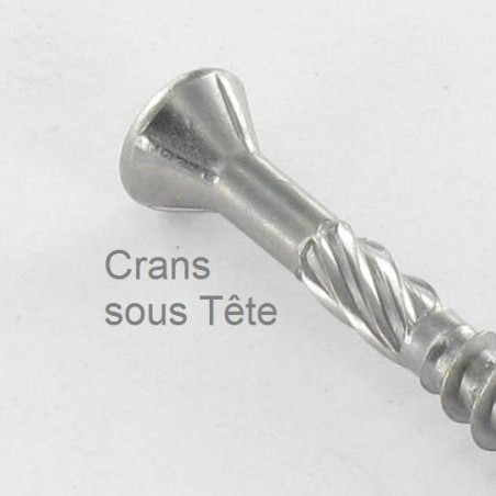 1 x Decking Screw TEKOR Pan Countersunk Head T20 4.5X80 cut Type 17 Drilling Point Stainless Steel C2