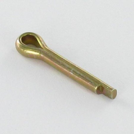 1 x Pin Slotted Yellow Zinc 3.2X25