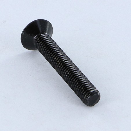 1 x Machine Screw Flat Head Hexagon Recess M10X50 Full Thread Class 10.9 Hexagon Socket 6 Steel