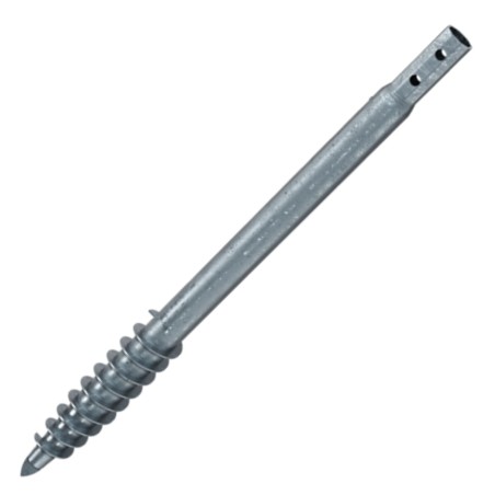1 x Foundation screw 89X5X1500 Hot Dip Galvanized