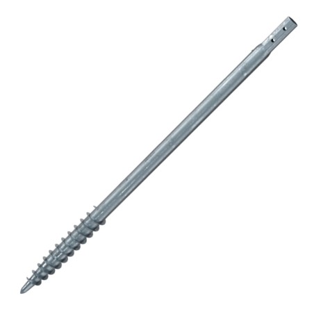 1 x Foundation screw 76X3.6X2000 Hot Dip Galvanized