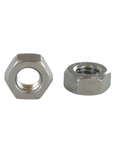 1 x Thin Nut Pitch Left M14 Stainless Steel A4