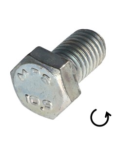Machine Screw Hexagonal Head Pitch Left M12X20 Class 10.9... 2