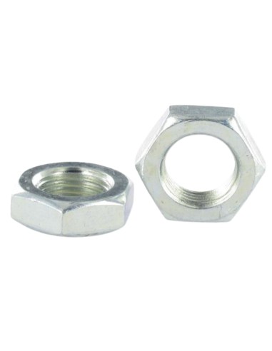 1 x Thin Nut M12 Pitch Left Zinc Plated