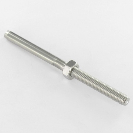 1 x Inside Right Thread Pitch Right Stainless Steel A4 Wire Rope 4 M8 Total Lengh 117