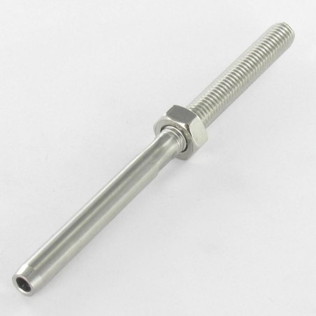 1 x Inside Right Thread Pitch Right Stainless Steel A4 Wire Rope 4 M8 Total Lengh 117
