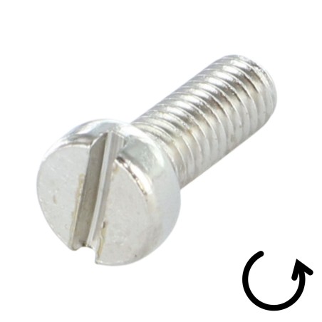 1 x Machine Screw Cylindrical Button Head Slotted M10X70 P.GAUCHE Nickel Plated