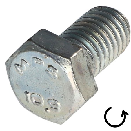 1 x Machine Screw Hexagonal Head Pitch Left M10X20 Class 10.9 geomet steel