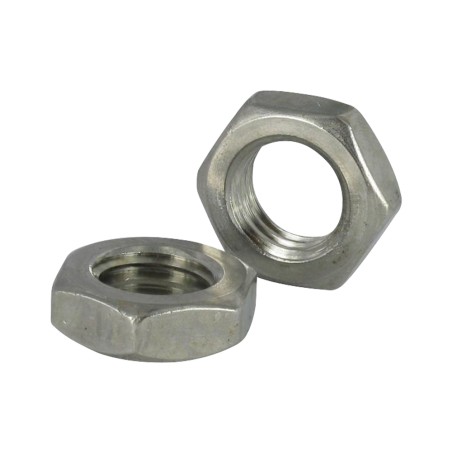 1 x Hexagonal nut Pitch Left M10 Stainless Steel A2