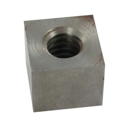 1 x Square Nut VKM Round Head 20X4 Trapezoidal Left Steel