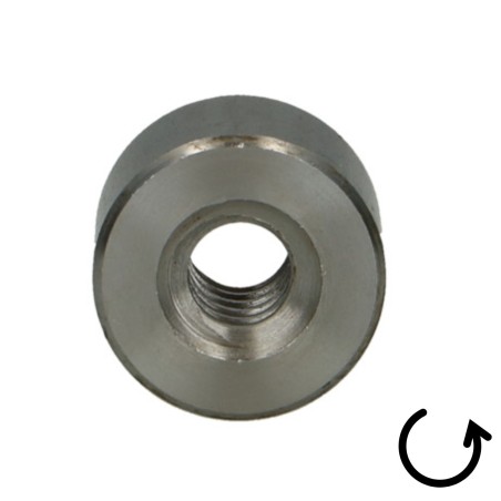 1 x Nut Round Round Head 14X4 Trapezoidal Steel