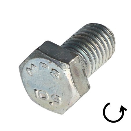 1 x Machine Screw Hexagonal Head Pitch Left M4X10 Class 10.9 geomet steel