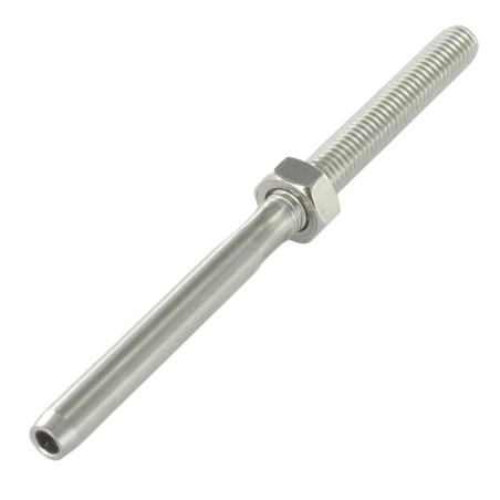 1 x Inside Right Thread Pitch Left Stainless Steel A4 Wire Rope 5 Total Lengh 130
