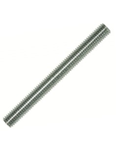 Threaded Rod M27 Length 1 Meter Pitch Left Zinc Plated