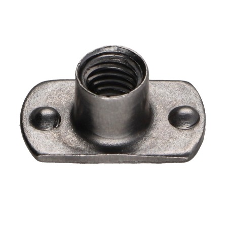1 x Cylindrical Welding Nut internal boss M4 17X9 height 6 Steel