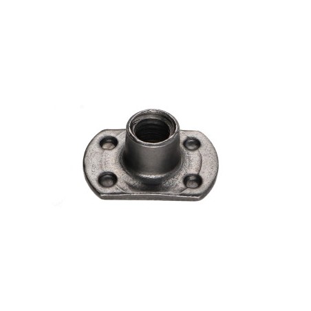 1 x Cylindrical Welding Nut External boss M10 26X18 height 12 Steel