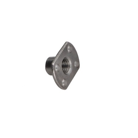1 x Cylindrical Welding Nut External boss M10 26X18 height 12 Steel