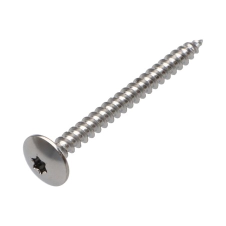 1 x Screw Truss 4.5X50 Full Thread T20 Plain Chromed