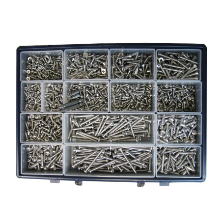 1 x Set of 1684 Thread Rolling Screw Countersunk Head Round Head Pozi Stainless Steel A2 Bit