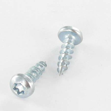 1 x Chipboard Screw Round Head Torx 3X15 T10 Zinc Plated micro screw