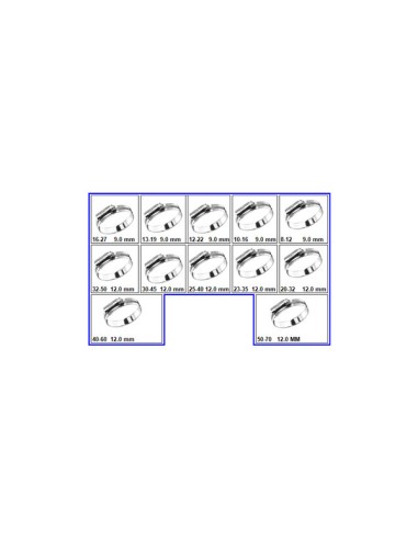1 x Set of 97 Hose clamp Of Tightening Plain...