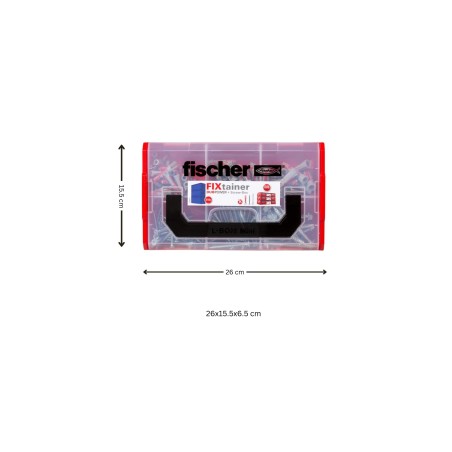 1 x Set of Screw And Plug Fischer FIXTAINER