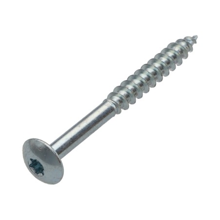 1 x Screw Truss 7X70 Thread Length: 40 T30 cut Type 17 Drilling Point Zinc Plated Cr3 96 Hbs Without Red Rust