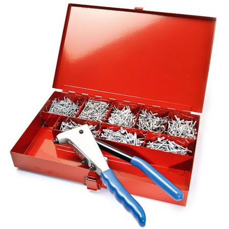 1 x Set of Pliers GO7550 + 1000 Rivet DEGOMETAL