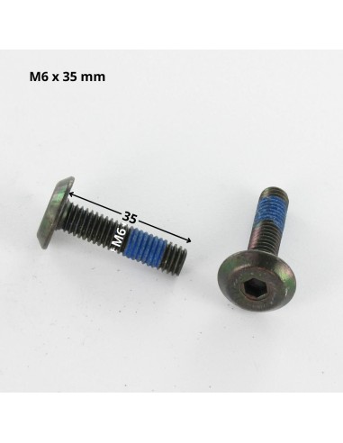 1 x Machine Screw flat Hexagon Socket 4 M6X35...