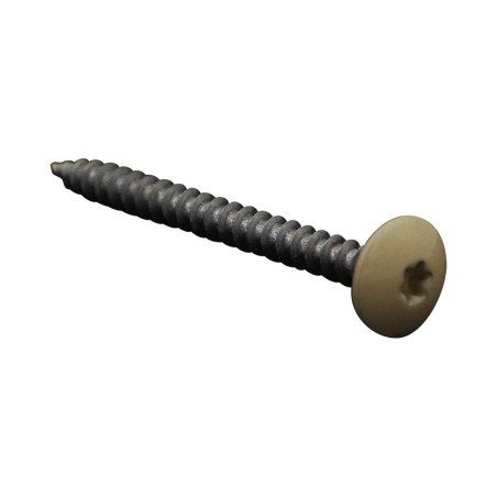 1 x Screw Truss 4.5X50 Full Thread T20 Zinc Plated LAQ RAL1014