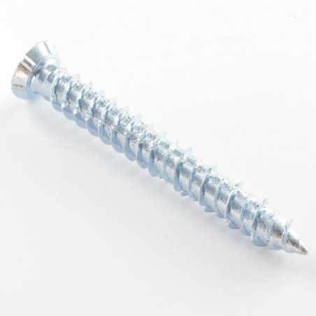 1 x Screw Concrete Countersunk Head Reduced 7.5X120 T30 Zinc Plated