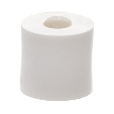 1 x Coupling Nut Cylindrical 11.2X16X16 White polyethylene
