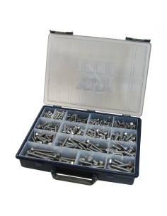 Set of 570 Machine Screw Hexagonal Head Full Thread...